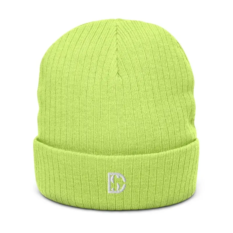 Don Syno Ribbed Knit Beanie